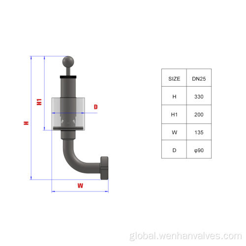 DN25 Gas co2 Regulator Valve with Compective Price